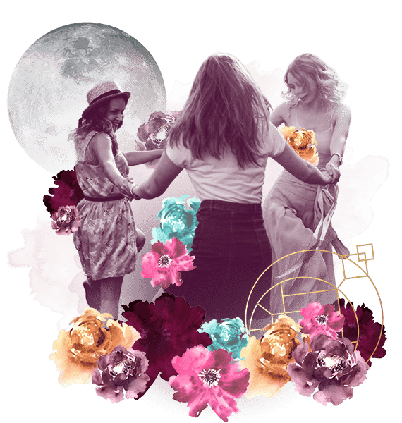 EB - The Ecstatic Goddess Group Women Collage